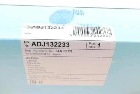 Фильтр воздушный LAND ROVER blue Print ADJ132233