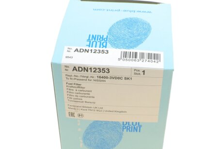 Фильтр топливный blue Print ADN12353
