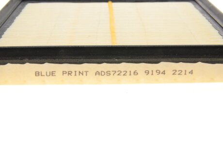 Фільтр повітря blue Print ADS72216