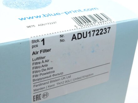Фільтр повітряний blue Print ADU172237