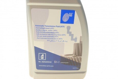1л Масло АКПП (красное) для азиатских автом. ATF SP II, ATF SP III, Dexron III blue Print ADG05532