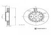 CHEVROLET Гальмівний диск AVEO / KALOS Ліфтбек (T200) 1.4/1.5 03-08 blue Print ADBP430011