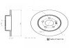 Задний тормозной диск blue Print ADU1743119