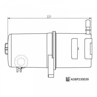 Фильтр топлива VW AMAROK 2.0TDI 11- blue Print ADBP230039