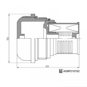 Гідро фільтр VW 4-motion blue Print ADBP210102