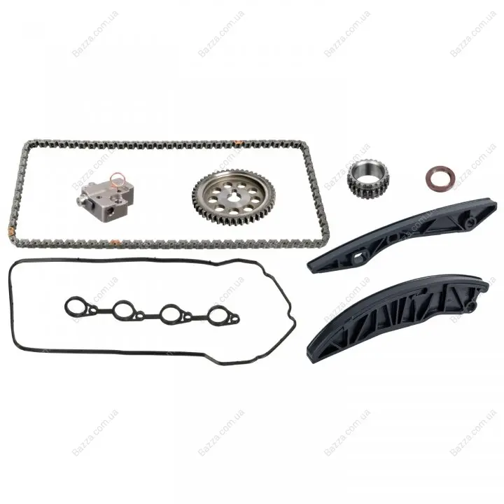 BLUE PRINT HYUNDAI К-кт ланцюга i20,i30 1.4/1.6 (ланцюг+натягувач+2шт. напр.+2шт. шестерні + сальник +2шт. прокладки) Blue Print ADBP730021 (фото 1)