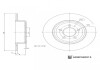 LANCIA Диск гальмівний задн. THEMA 3.0 D 11- blue Print ADBP430015