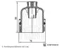 BLUE PRINT RENAULT Кришка корпуса масляного фільтра MASTER III 2.3 dCi 10- Blue Print ADBP990030 (фото 3)