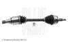BLUE PRINT TOYOTA Напіввісь лів. L=625mm 30/24 зуб. AVENSIS 2.0 D-4D 11-18 Blue Print ADBP890031 (фото 1)
