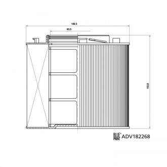 VW фільтр повітряний AUDI A4/A5/Q5 1,4-2,0TFSI 15- blue Print ADV182268