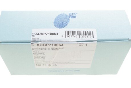 Датчик ABS blue Print ADBP710064