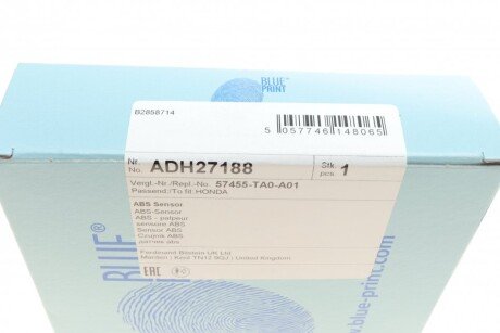Датчик ABS blue Print ADH27188