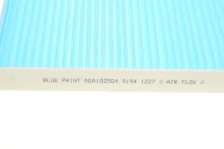 Фильтр салона blue Print ADA102504