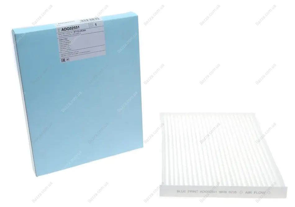 Фільтр салону Blue Print ADG02551 (фото 1)