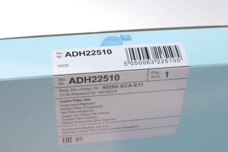 Фільтр салону blue Print ADH22510