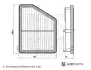 Фільтр воздушний blue print ADBP220119