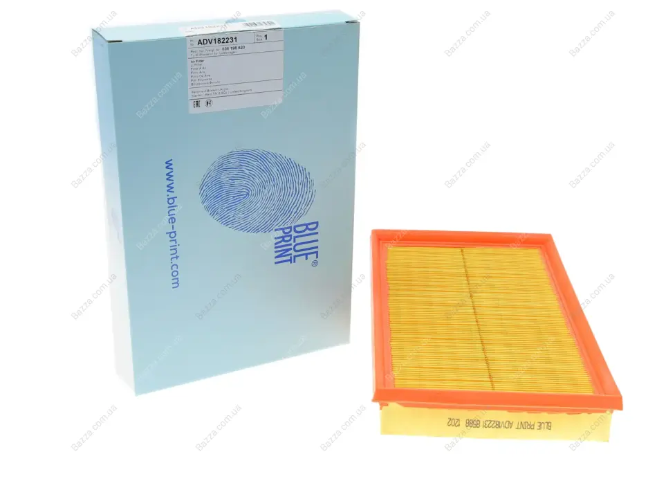 Фильтр воздушный Blue Print ADV182231 (фото 1)