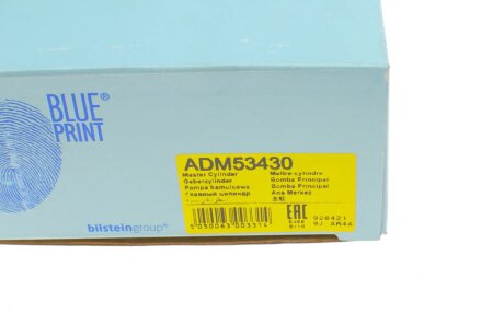 Головний циліндр зчеплення blue Print ADM53430
