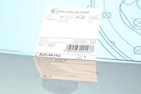 Колодки ручного (стоячого) гальма blue Print ADC44143