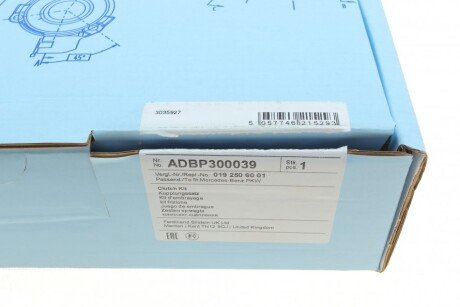 Комплект сцепления в сборе blue Print ADBP300039