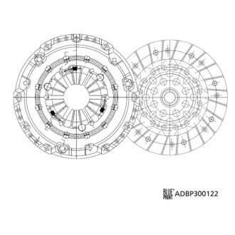 Комплект зчеплення в зборі blue Print ADBP300122