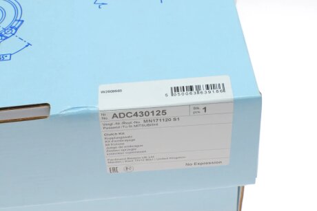 Комплект сцепления в сборе blue Print ADC430125