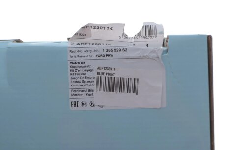 Комплект сцепления в сборе blue Print ADF1230114