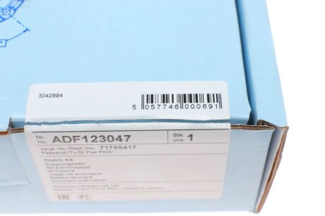 Комплект зчеплення в зборі blue Print ADF123047