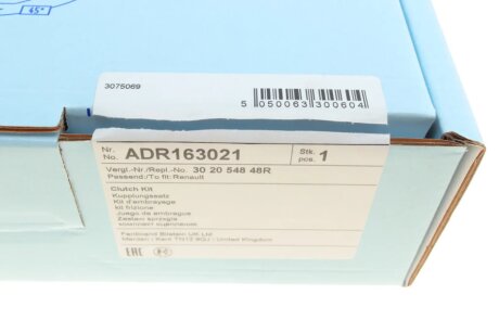 Комплект зчеплення в зборі blue Print ADR163021