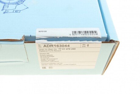 Комплект зчеплення в зборі blue Print ADR163044
