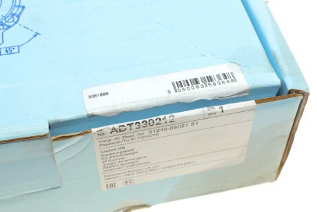 Комплект зчеплення в зборі blue Print ADT330212