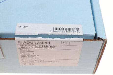 Комплект зчеплення в зборі blue Print ADU173018