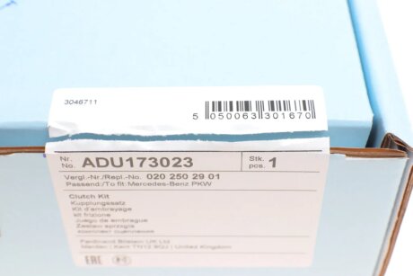 Комплект сцепления в сборе blue Print ADU173023