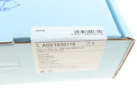 Комплект сцепления в сборе blue Print ADV1830116