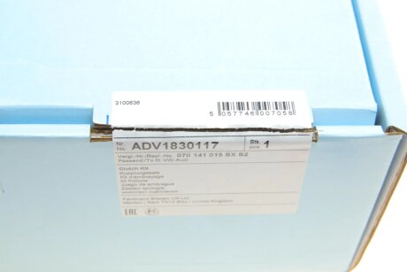 Комплект сцепления в сборе blue Print ADV1830117
