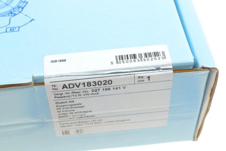 Комплект сцепления в сборе blue Print ADV183020