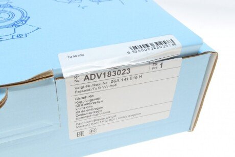 Комплект сцепления в сборе blue Print ADV183023