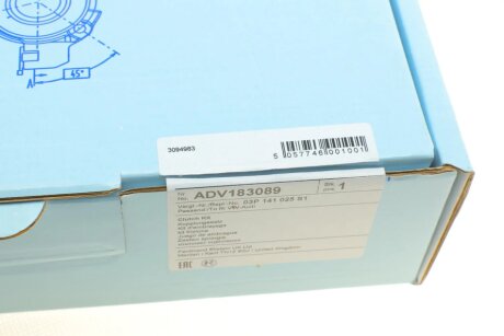 Комплект зчеплення в зборі blue Print ADV183089