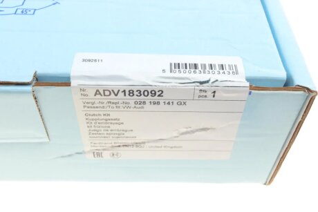 Комплект зчеплення в зборі blue Print ADV183092