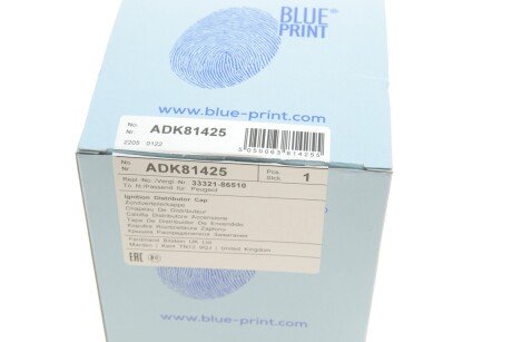 Крышка распределителя зажигания blue Print ADK81425