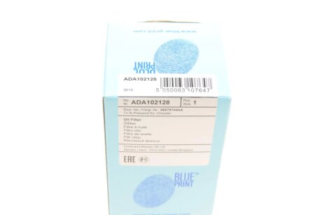 Масляний фільтр blue Print ADA102128