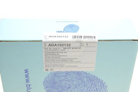 Масляний фільтр blue Print ADA102132