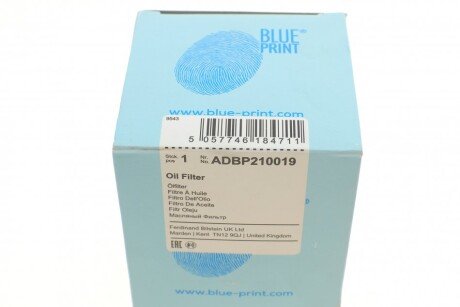 Масляный фильтр blue Print ADBP210019