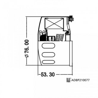 Масляный фильтр blue Print ADBP210077