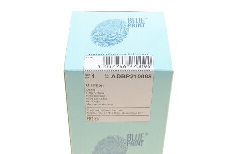 Масляный фильтр blue Print ADBP210088