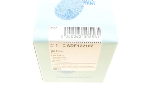 Масляный фильтр blue Print ADF122102