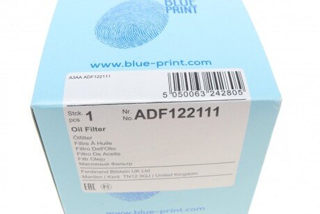 Масляный фильтр blue Print ADF122111
