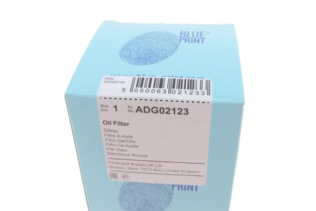Масляный фильтр blue Print ADG02123