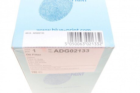 Масляный фильтр blue Print ADG02133