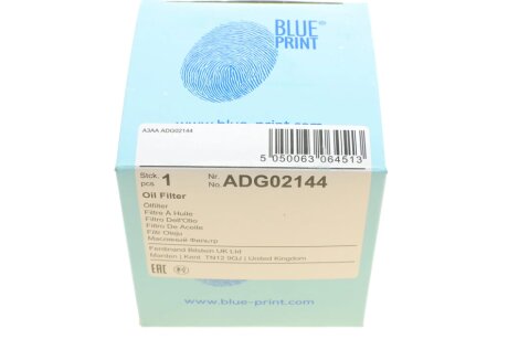 Масляный фильтр blue Print ADG02144